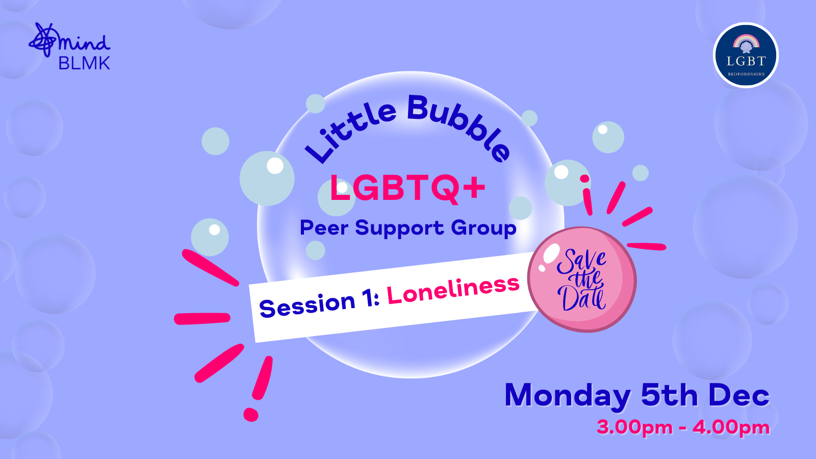 Little Bubble – LGBTQ+ New Peer Support Group