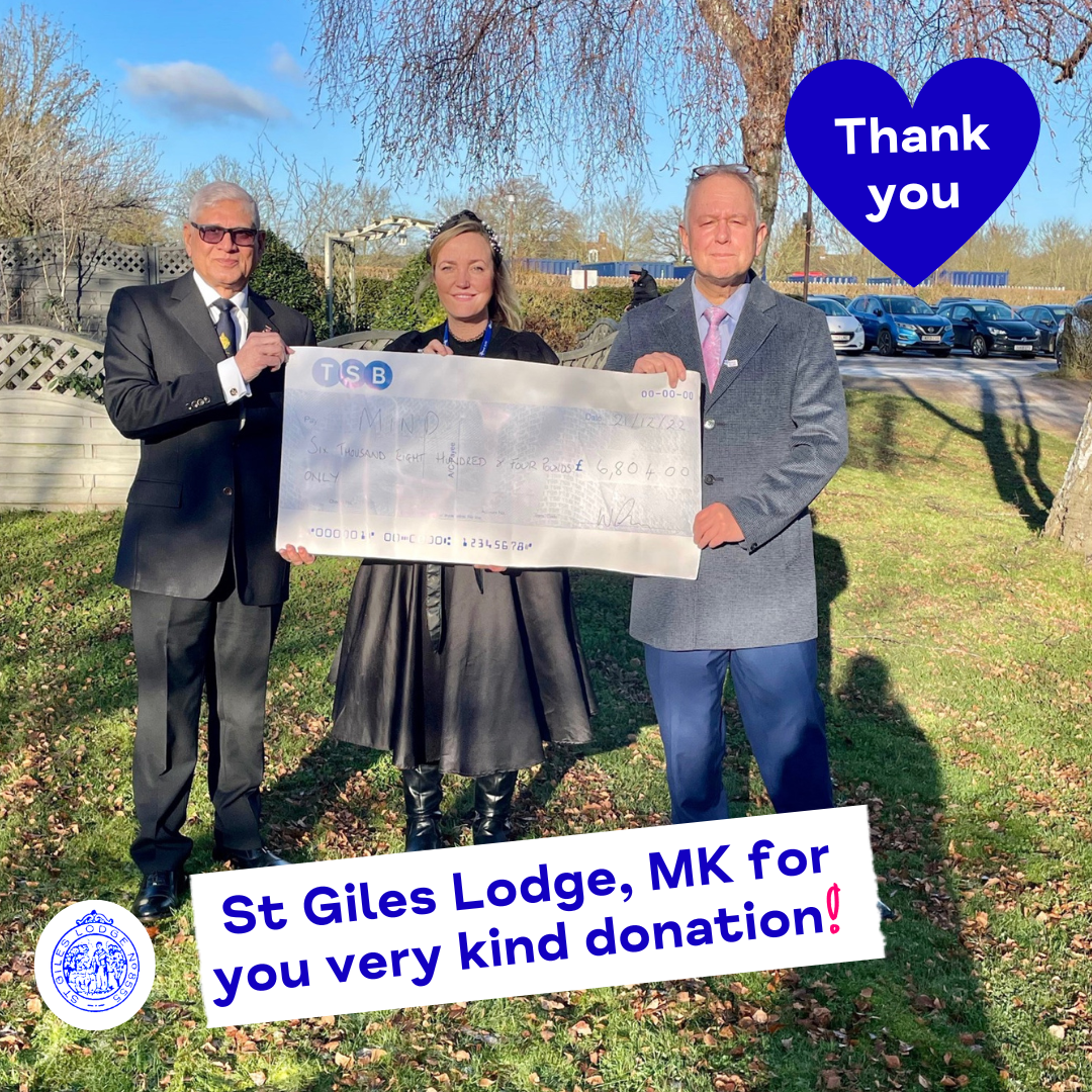 Thank you St Giles Lodge 8555 for your Incredible Donation