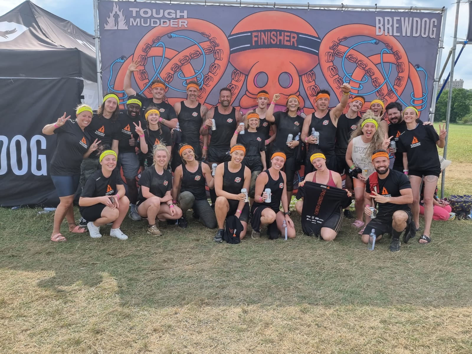 Team ted complete the Tough Mudder Challenge!