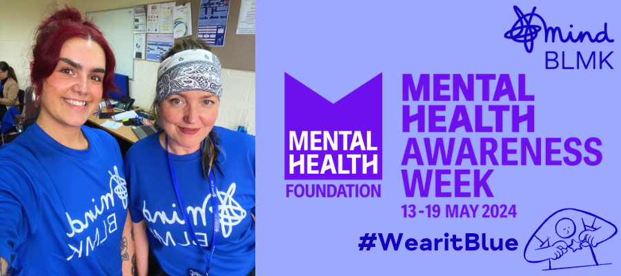 #WearitBlue this Mental Health Awareness Week